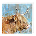 Card Highland Cow Profile